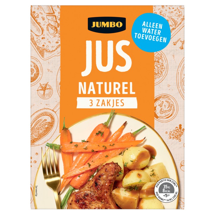 Jumbo Jus Naturel 3 x 29g