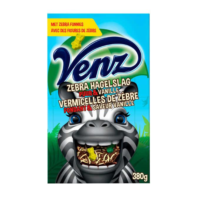 Venz Zebra hagelslag puur &amp; vanillesmaak