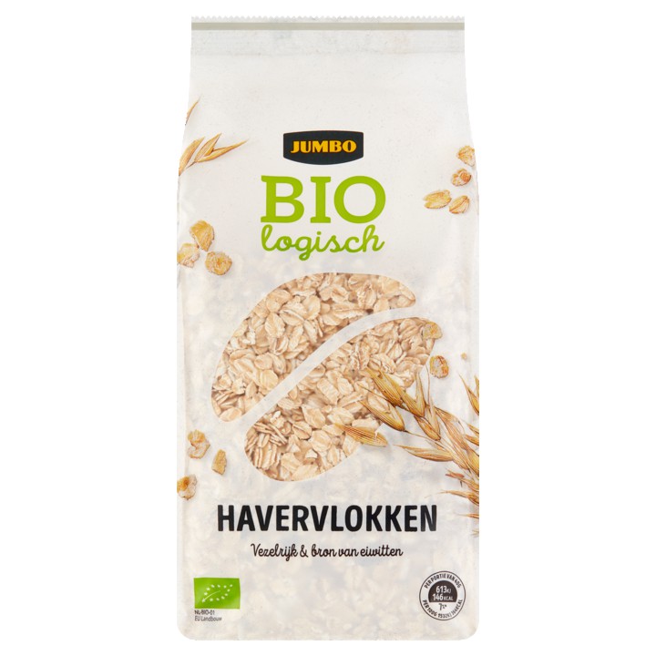 JUMBO Biologisch Havervlokken 500g