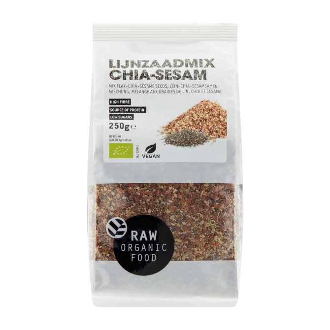 Raw Organic Food Lijnzaadmix chia sesam