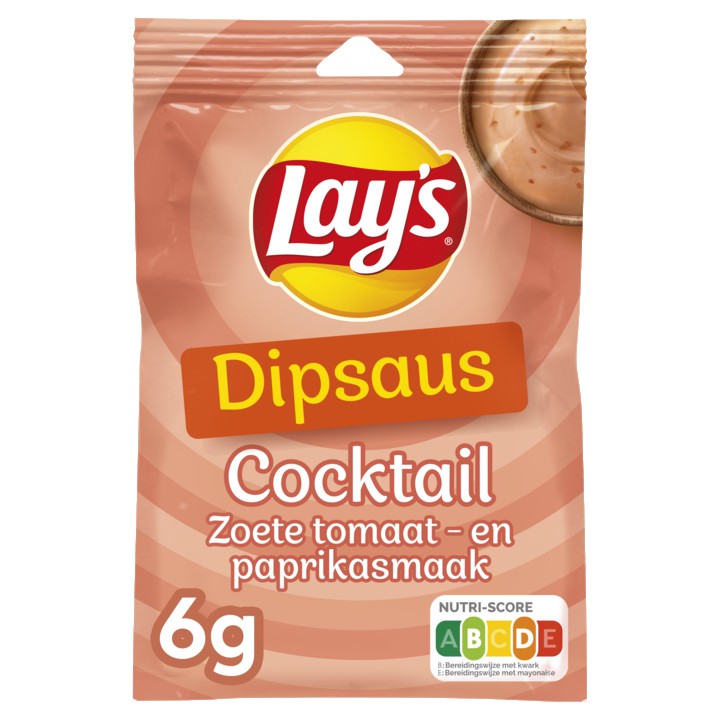 Lay&amp;#x27;s Cocktail Tomaat Paprika Dip Saus Mix 6gr