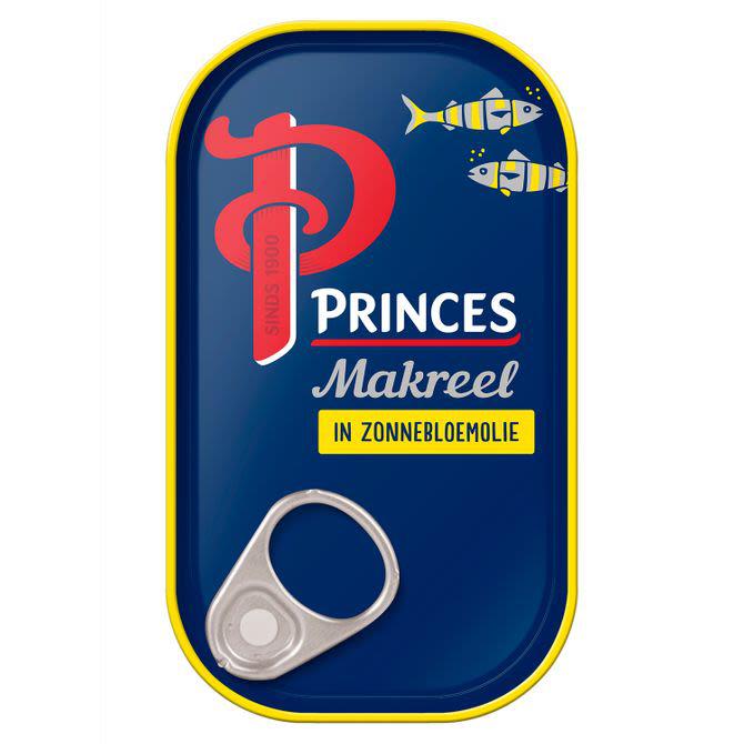 Princes Makreelfilet in zonnebloemolie