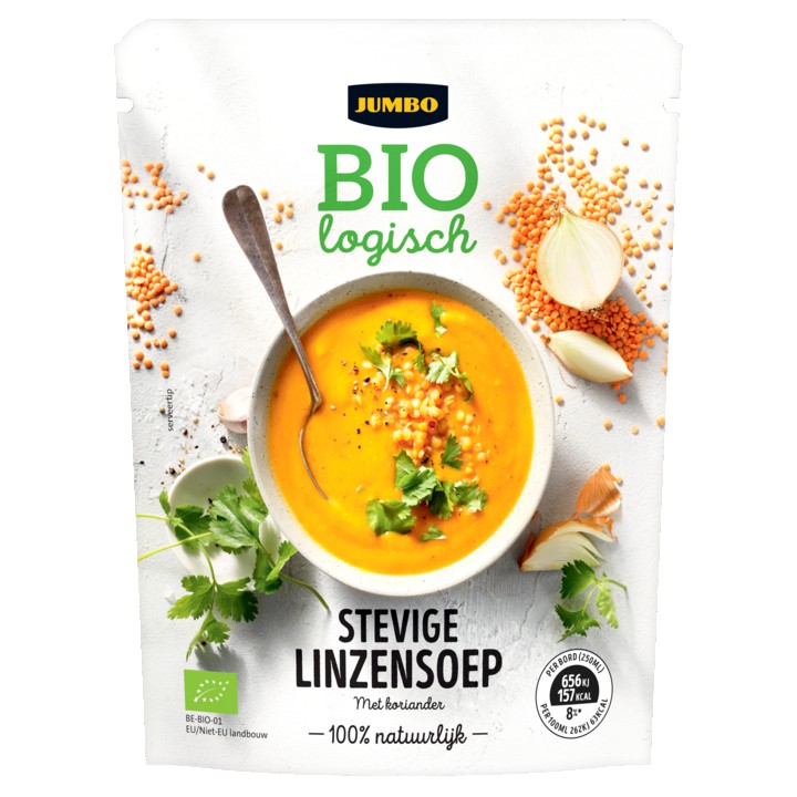 Jumbo Biologisch Stevige Linzensoep 300ml
