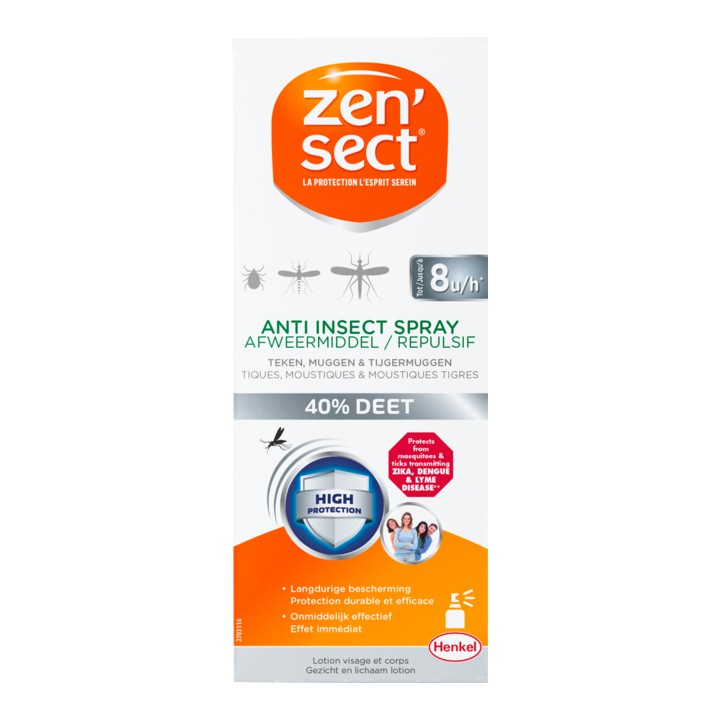 Zen&amp;#x27;sect Anti-Insects Spray 40% DEET 60ml