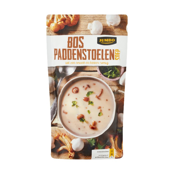 Jumbo Bospaddenstoelensoep 570ml