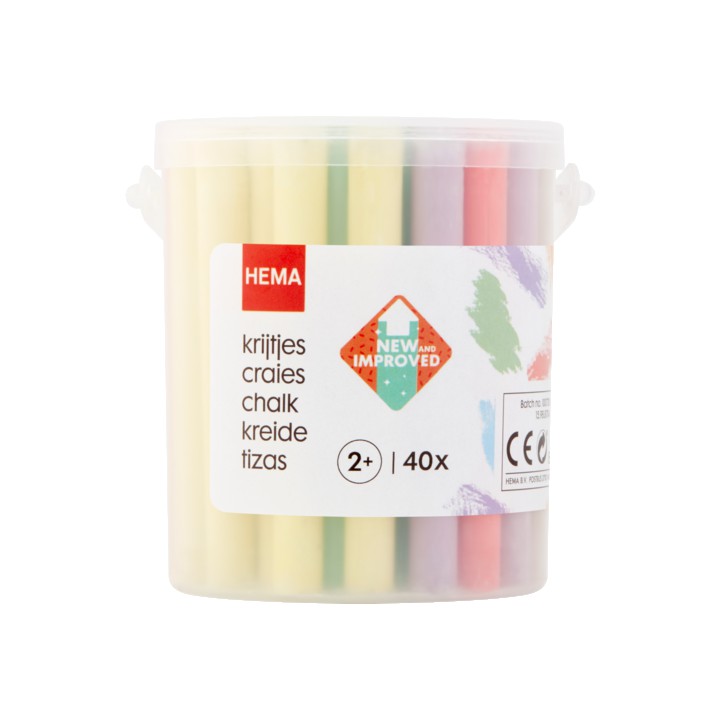 HEMA Stoepkrijtjes 2+ 40 Stuks