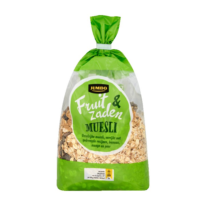 Jumbo Fruit en Zaden Muesli 750g