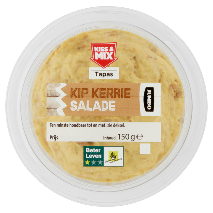 Jumbo Kip Kerrie Salade 150g