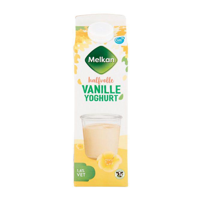 Melkan Halfvolle vanille yoghurt