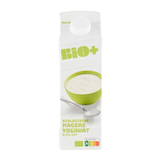 Bio+ Biologische magere yoghurt 0,4% vet