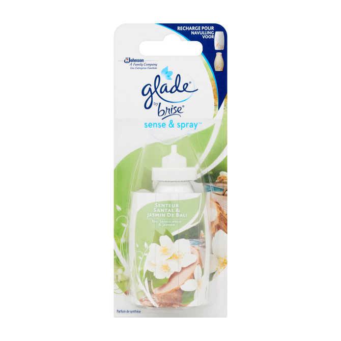 Glade Sense &amp; spray navulling bali jasmine breeze