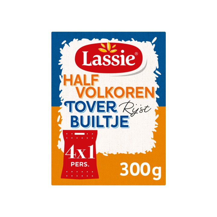 Lassie Builtjes Half Volkoren Toverrijst 300g