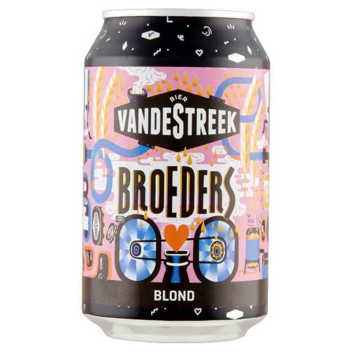 van de Streek Broeders Blond Blik 330ML