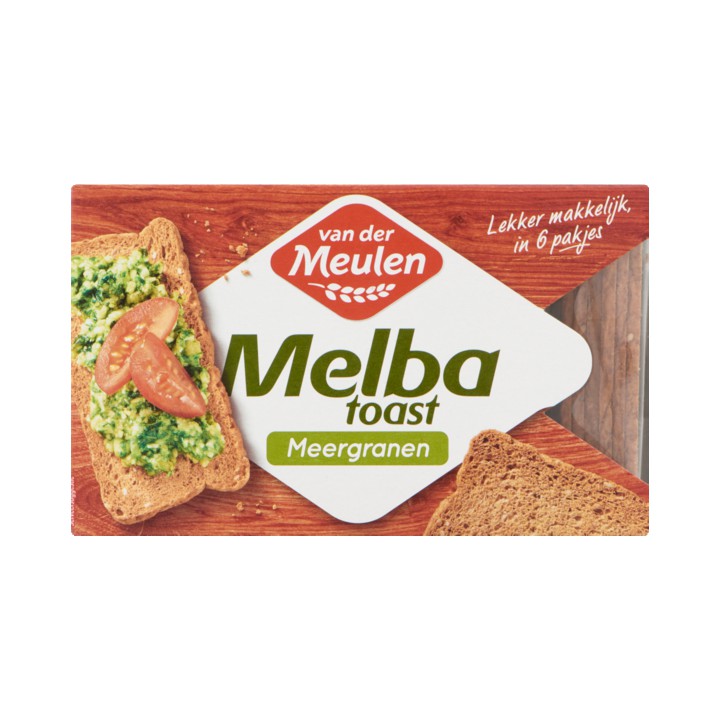 Van der Meulen Melba Toast Meergranen 120g