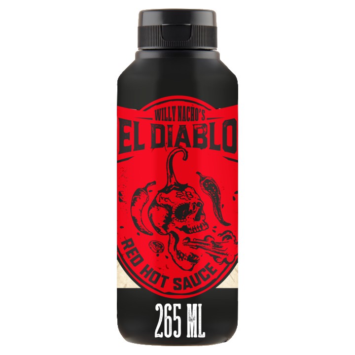 Willy Nacho El Diablo Red Hot Sauce 265ml