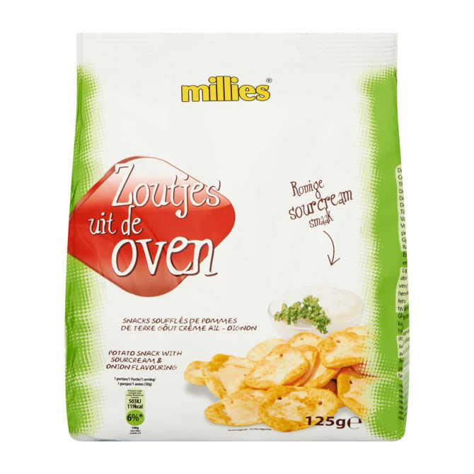 Millies Zoutjes uit de oven sour cream