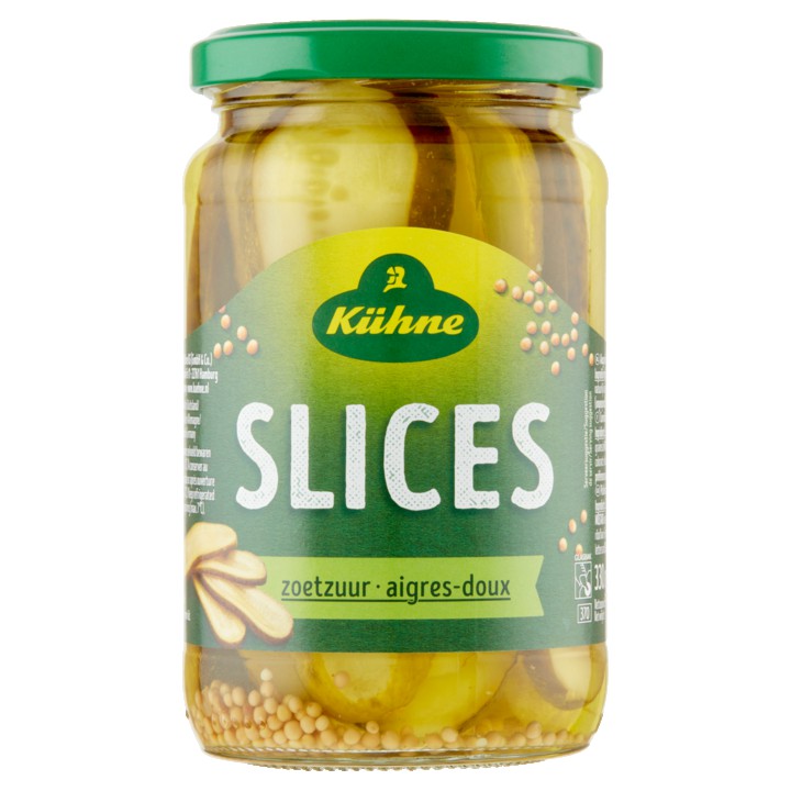 K&amp;uuml;hne Slices Zoetzuur 185g