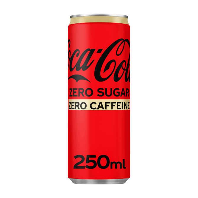 Coca-cola Zero sugar zero caffeine