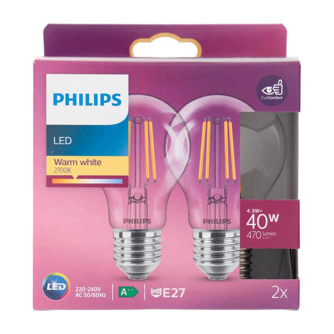 Philips Led Classic 40W A60 E27 Cl