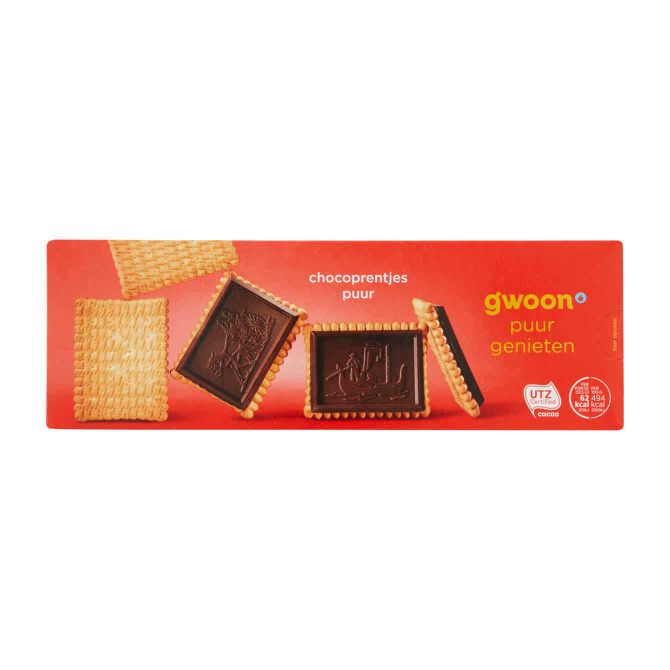 g&#039;woon Chocoprentjes puur