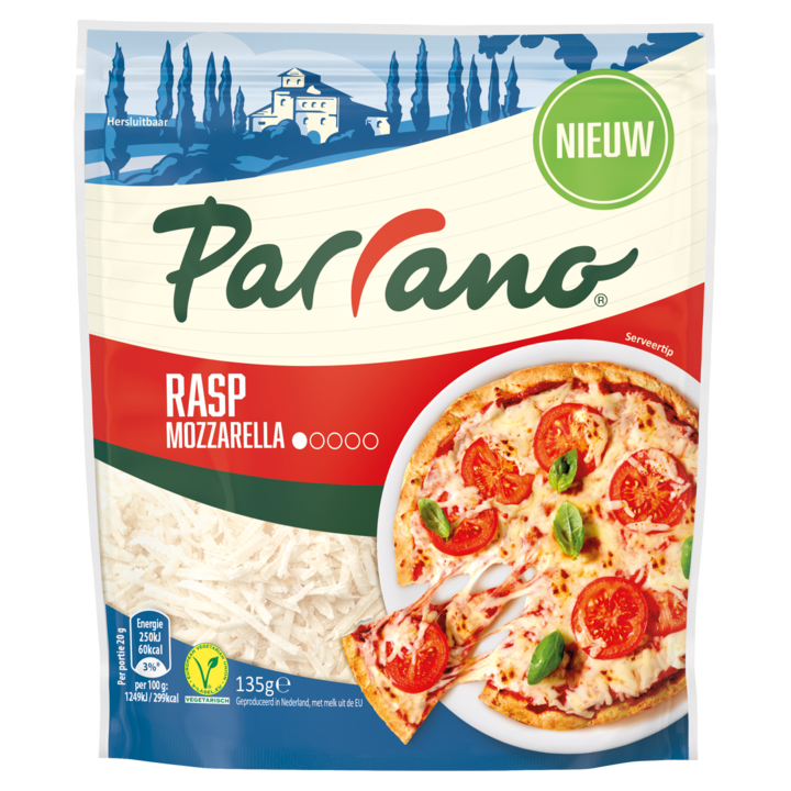 Parrano Mozzarella Rasp 135g