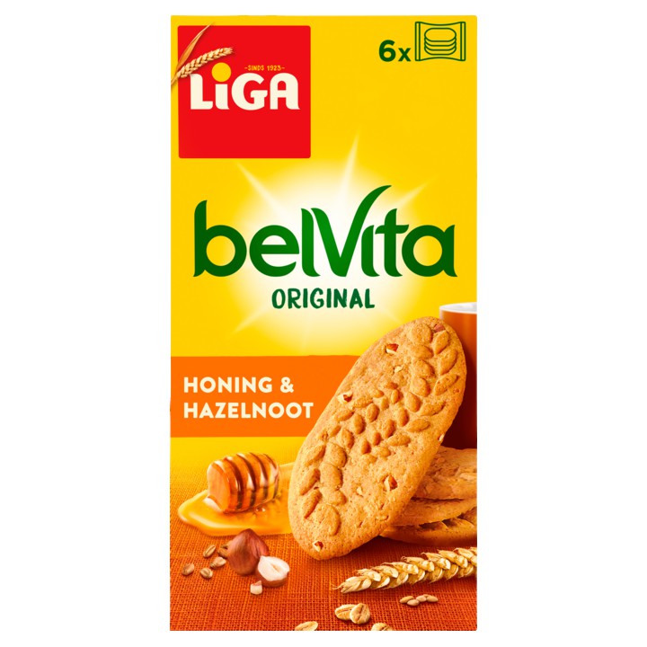 LiGA BelVita Honing &amp;amp; Hazelnoot Koekjes 300g