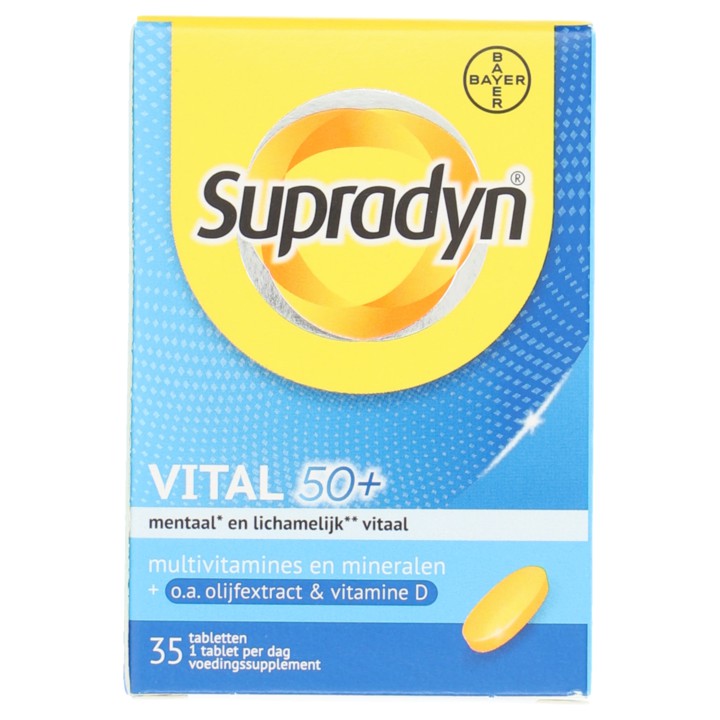 Supradyn Vital 50+ tabletten (voedingssuplement), 35 stuks