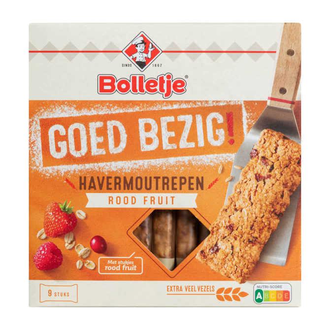 Bolletje Goed Bezig! Havermoutrepen Rood Fruit