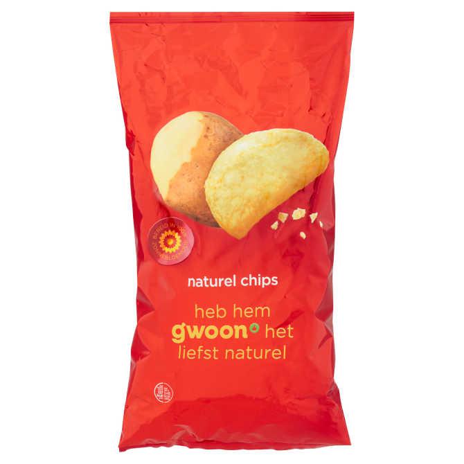 g&#039;woon Chips naturel