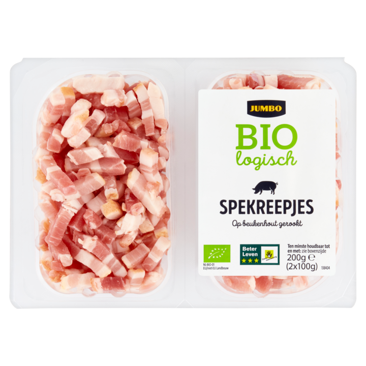 Jumbo Biologisch Spekreepjes 2 x 100g