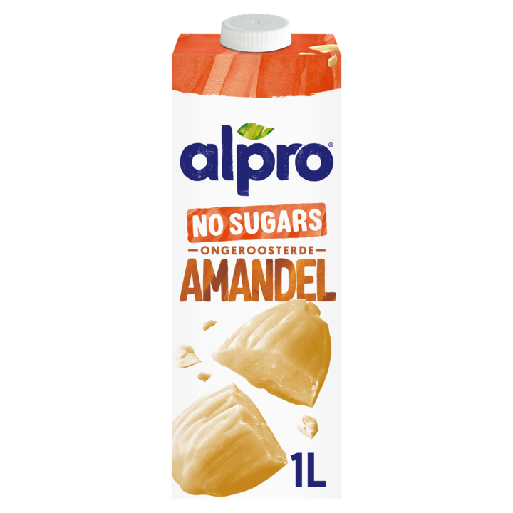 Alpro Amandeldrink Ongeroosterd Zonder Suikers Houdbaar 1L