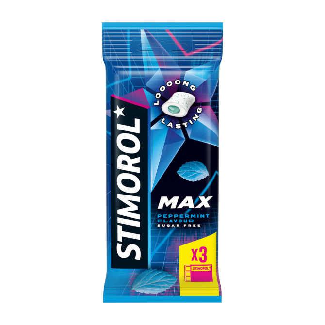 Stimorol Max Peppermint Flavour Sugar Free 3 x 19,8 g