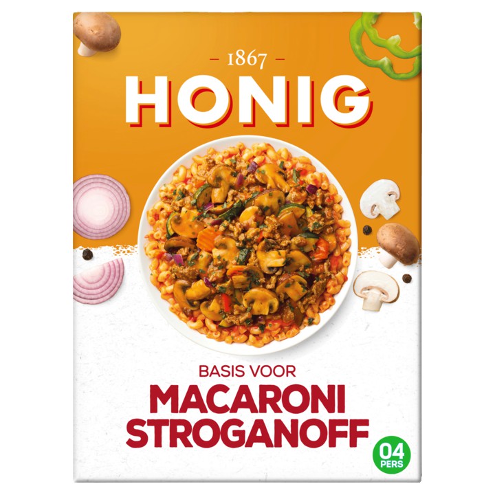 Honig Maaltijdmix voor Macaronisaus Stroganoff 69g