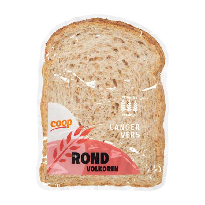 Coop Rond volkoren brood half