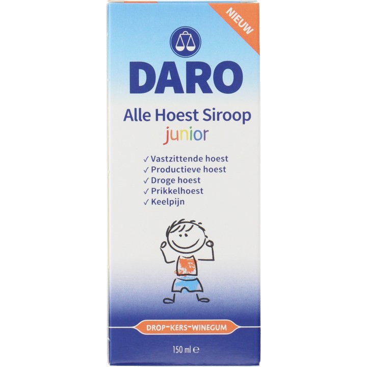 Daro Alle Hoest siroop junior, 150ml