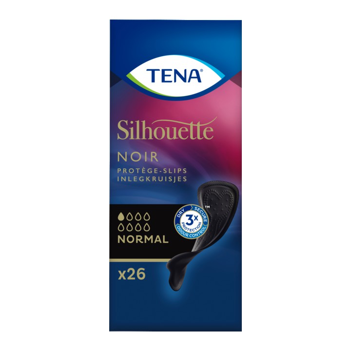 TENA Silhouette Noir Inlegkruisjes 26 Stuks