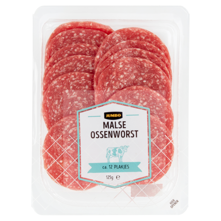 Jumbo Malse Ossenworst 125g