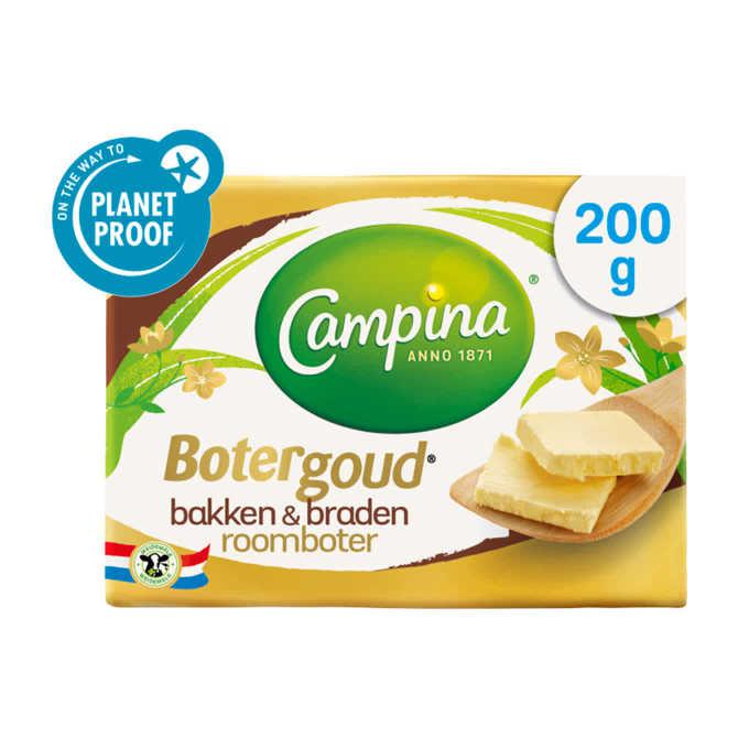 Campina Botergoud roomboter voor bakken &amp; braden