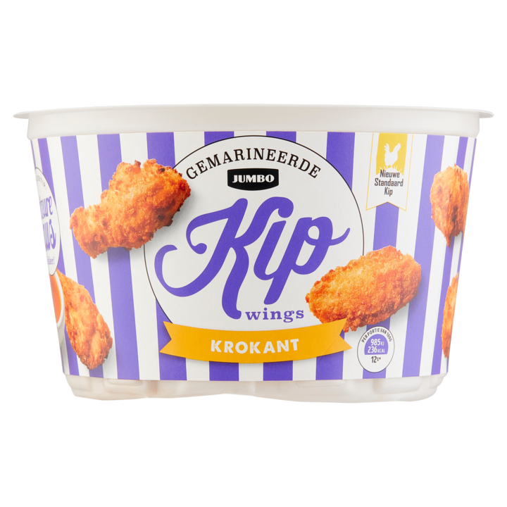 Jumbo Gemarineerde Kip Wings Krokant 600g