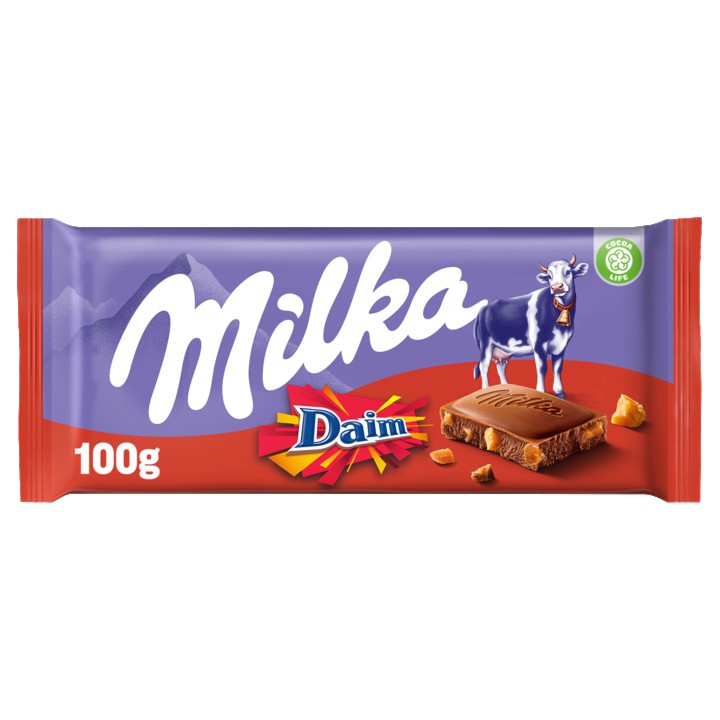 Milka Chocolade Reep Daim 100g