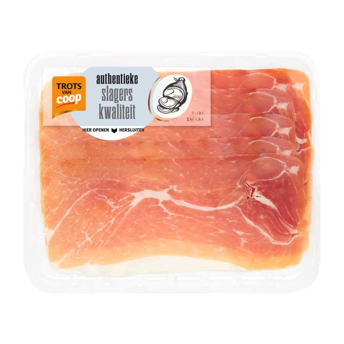 Trots van Coop Authentieke serrano ham