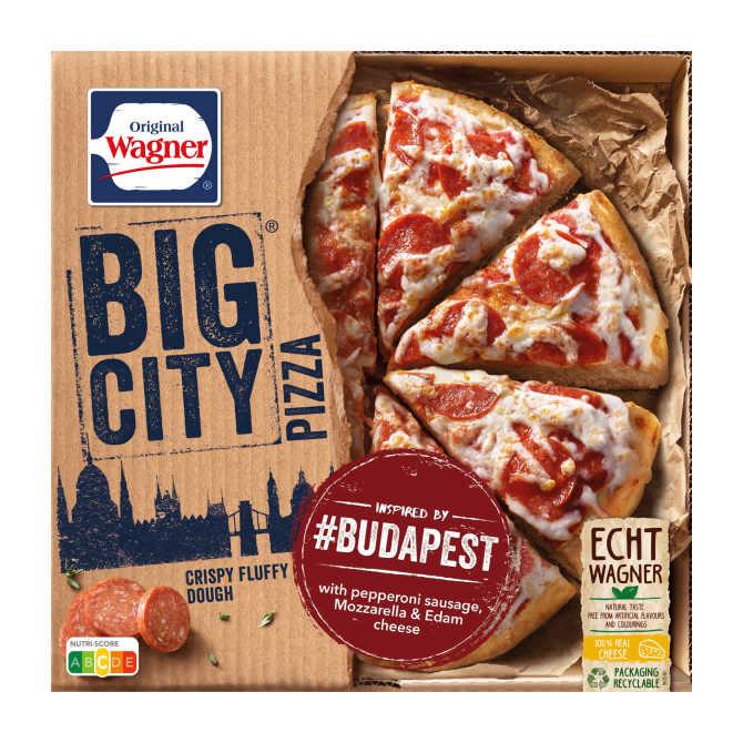 Wagner BIG city pizza Budapest pepperoni