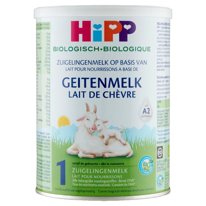 HiPP Biologisch Zuigelingenmelk op Basis van Geitenmelk 1 vanaf de Geboorte 400g