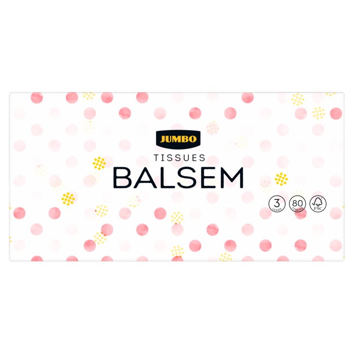 Jumbo Tissues Balsem 3 Laags 80 Stuks