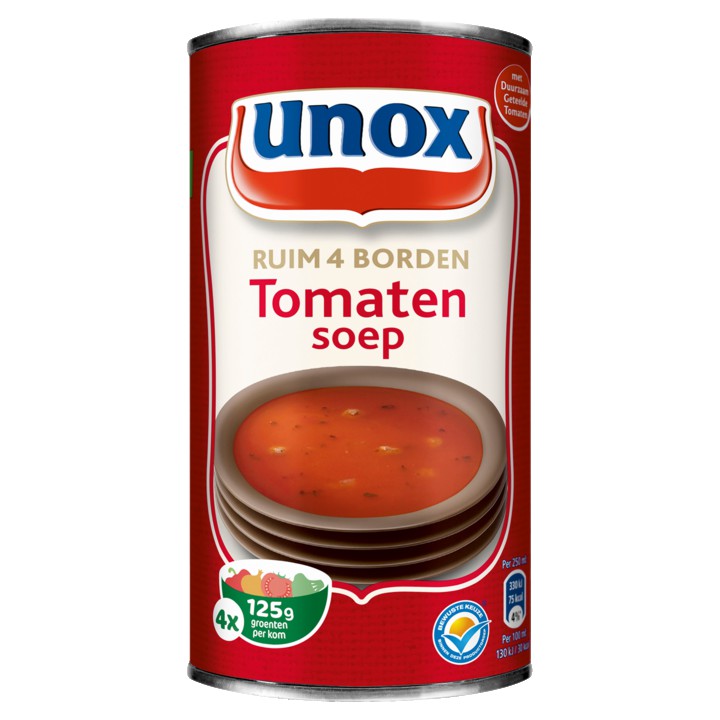 Unox Soep in Blik Tomatensoep 4 Porties 515ml