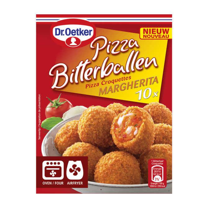 Dr. Oetker pizza oven bitterballen margherita