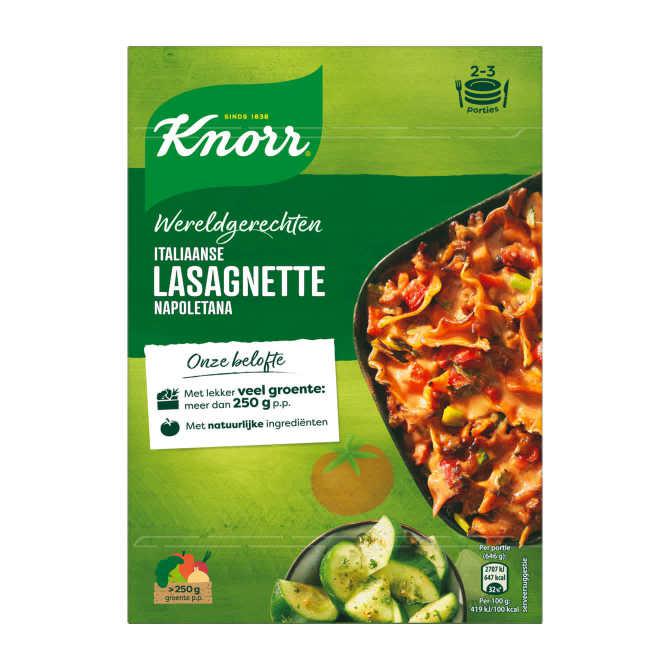 Knorr Wereldgerechten lasagnette napoletana