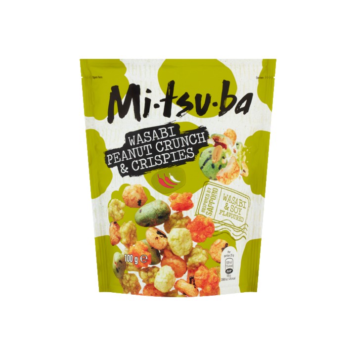 Mitsuba Wasabi Peanut Crunch &amp;amp; Crispies 100g