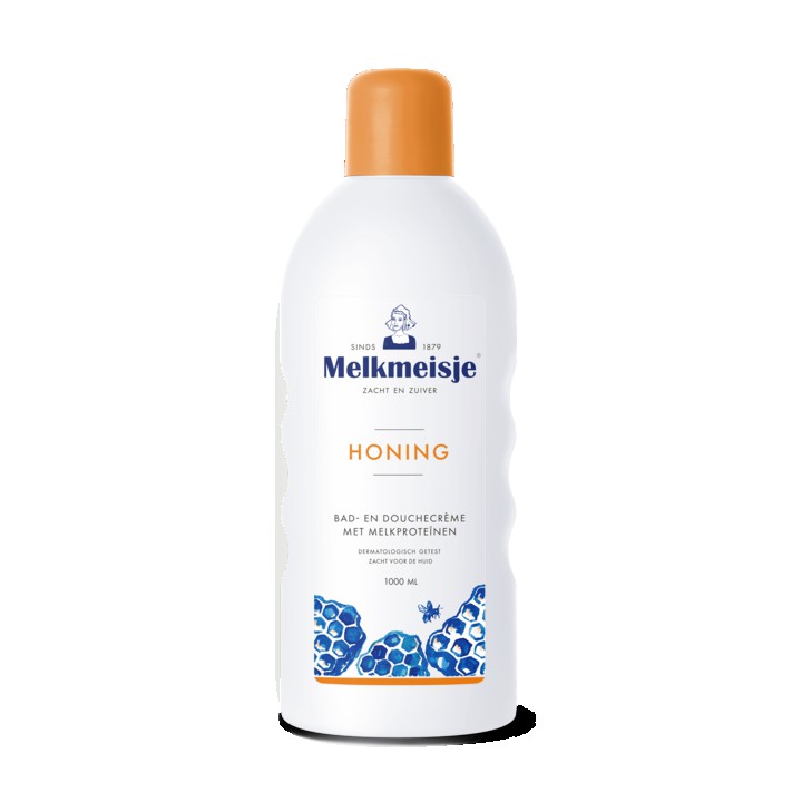 Melkmeisje Honing Bad &amp;amp; Douche Cr&amp;egrave;me 1L