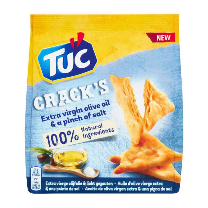 TUC Crack's zoutjes extra vierge olijfolie &amp; licht gezouten